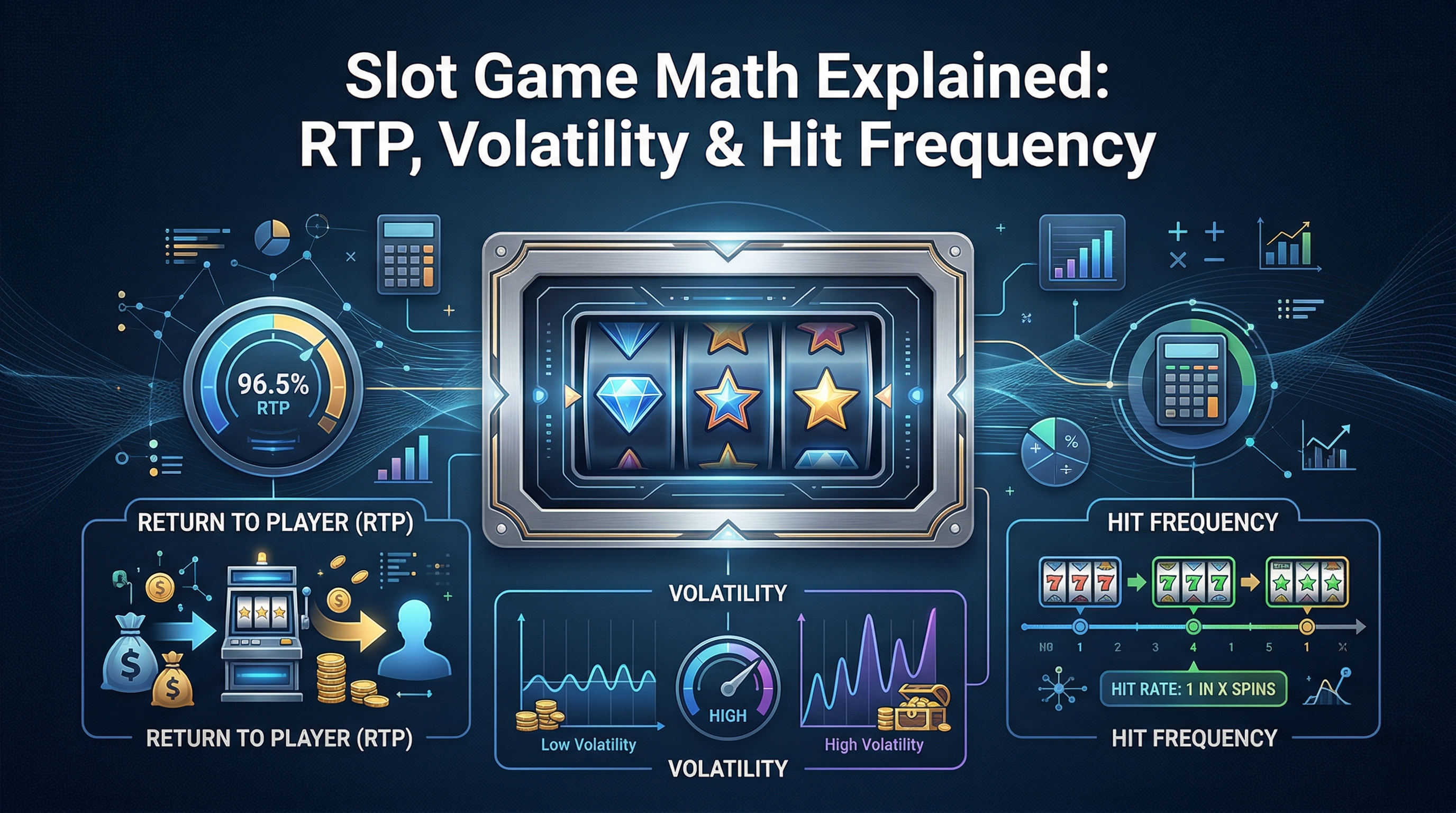 Slot Game Math Explained: RTP, Volatility & Hit Frequency